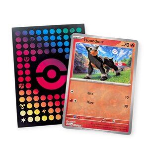 Scarlet & Violet Pokemon Card (AX17): Houndour 033/198, Reverse Holo